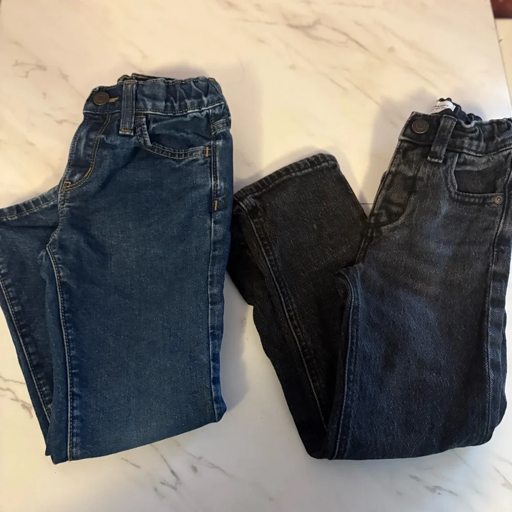 Old Navy Kids Elastic Waist Jeans in Blue and Black Denim